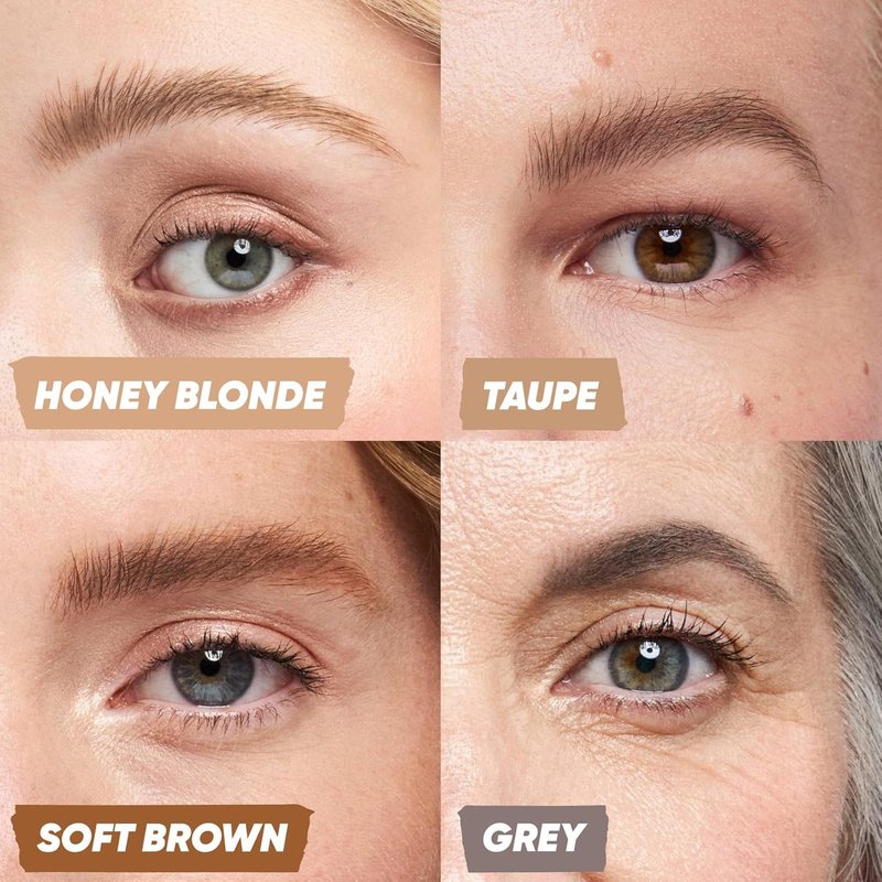 Kosas Air Brow Tinted Eyebrow Gel - Volumizing Formula for Flexible, Long-Lasting Hold | Taupe