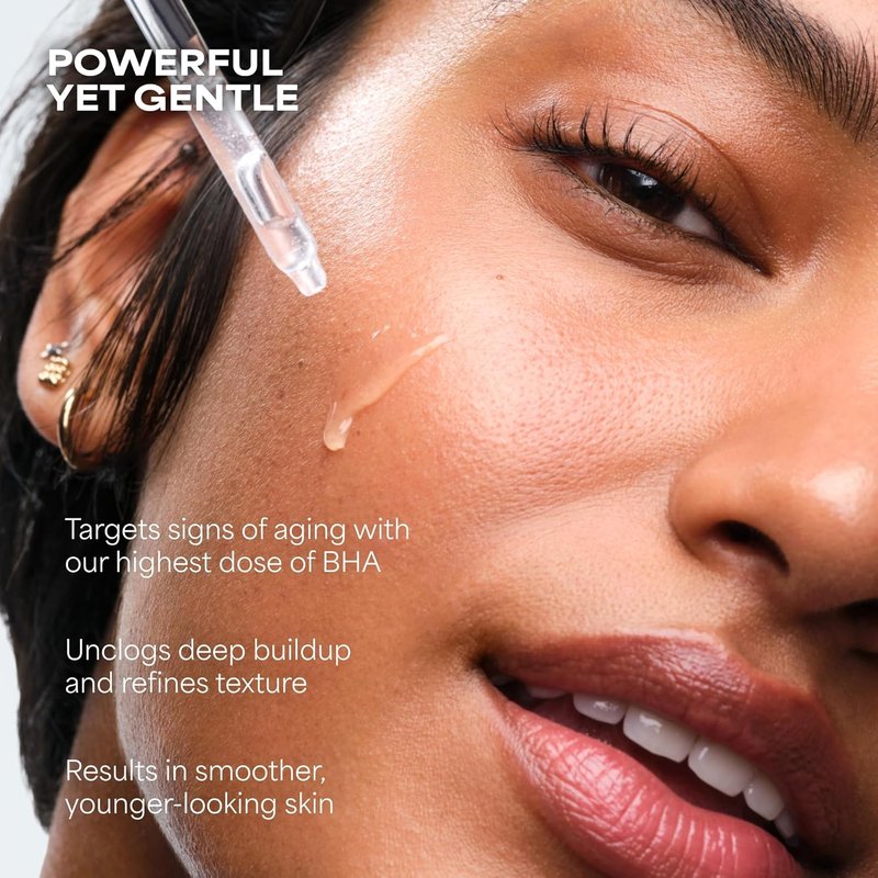 Paula's Choice SKIN PERFECTING 4% BHA Exfoliating Serum - Anti-Aging Facial Toner for Smooth Skin & Pore Minimization, Fragrance-Free