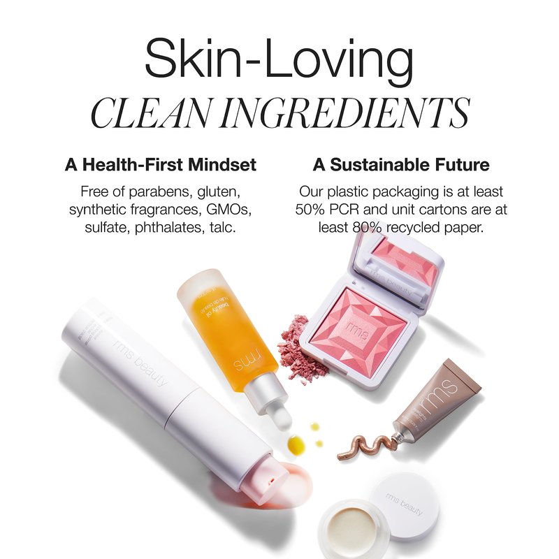 RMS Beauty Tinted Daily Lip Balm - Hydrating Sheer Lip Tint with Shea & Mango Butter, Natural Color, Vegan, Non-Sticky, Nourishing Lip Care Balm, 0.15 oz