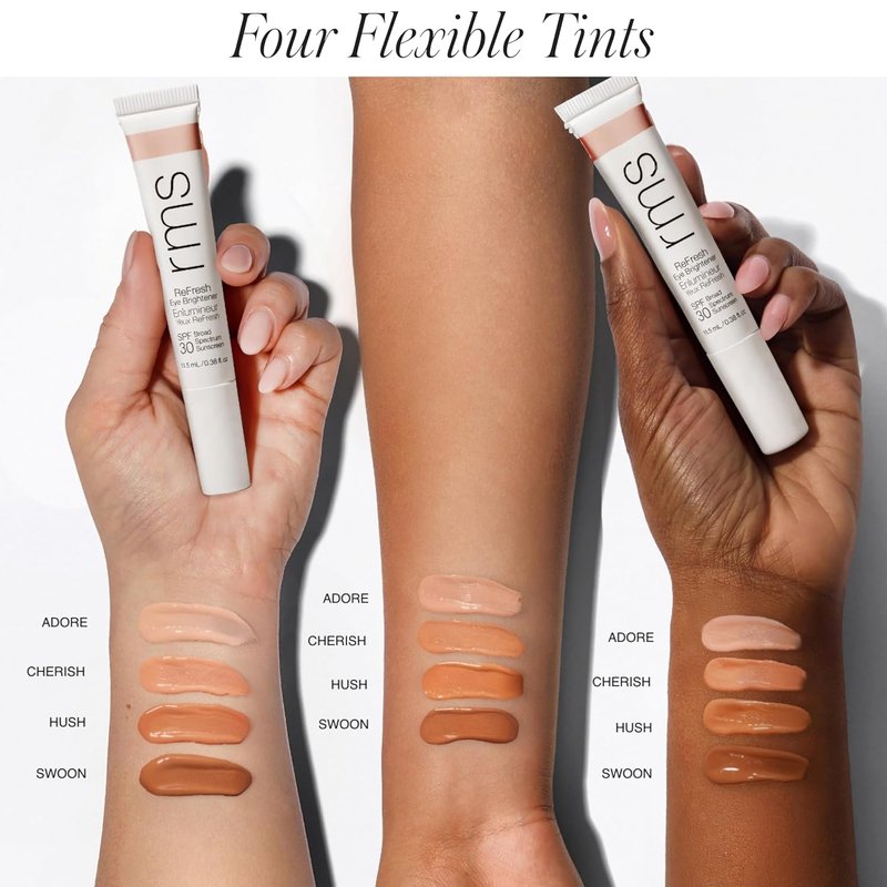 RMS Beauty ReFresh Eye Brightener - SPF 30 Protection for Radiant Eyes | Lightweight Formula