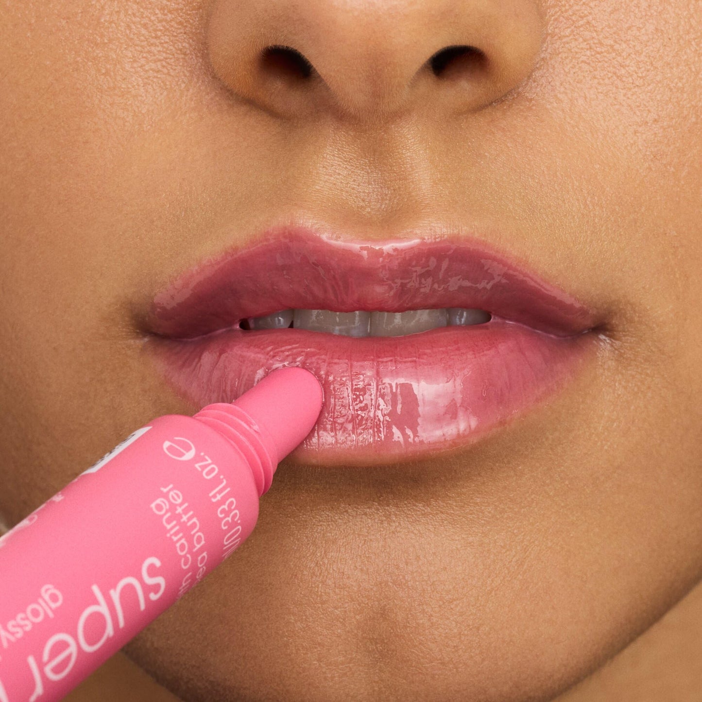 essence | The Super Peptide Glossy Lip Treatment | Hydrating, Nourishing and Non-Sticky | Vegan, Gluten Free and Cruelty Free (02 |Pinkified!)