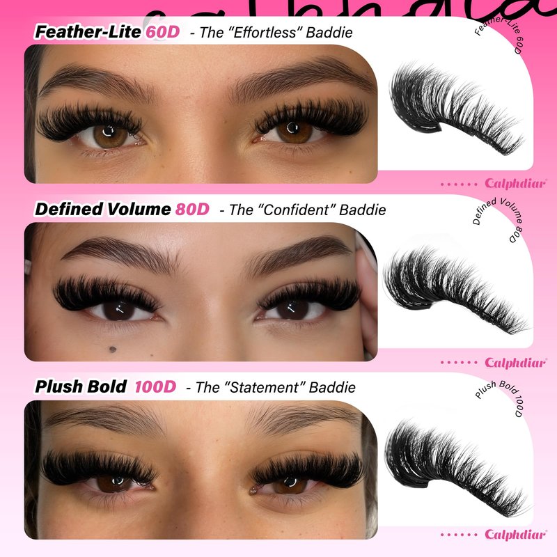 Fluffy Volume Lash Clusters Extensions 60D 80D 100D Eyelash Clusters 10-18MM Individual Lashes 270PCS Faux Mink Cluster Eyelash Extensions DIY Long Lasting Lash Extension