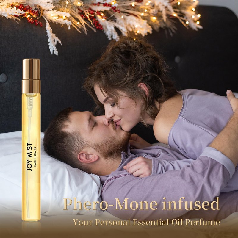 Pheromones Perfumes for Women & Men, Coffee Vanilla Florals Cologne Eau de Parfum, Long Lasting Pheromone Perfume Oils Gift Ideas.Travel Size 0.4oz/12 mL-Joy Mist 96