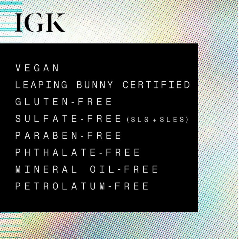 IGK Disco Disco Clear Gloss Shine Spray - High-Shine Finishing Spray with UV Protection | Vegan & Cruelty-Free