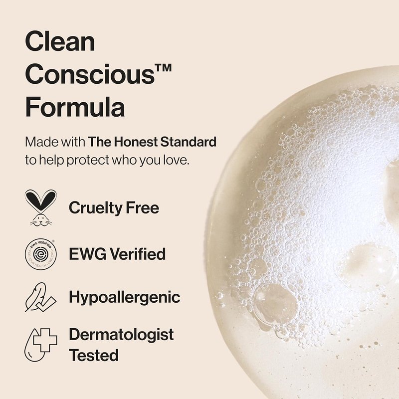 Honest Company 2-in-1 Baby Shampoo & Body Wash - Fragrance-Free, Tear-Free, Hypoallergenic, 10 fl oz