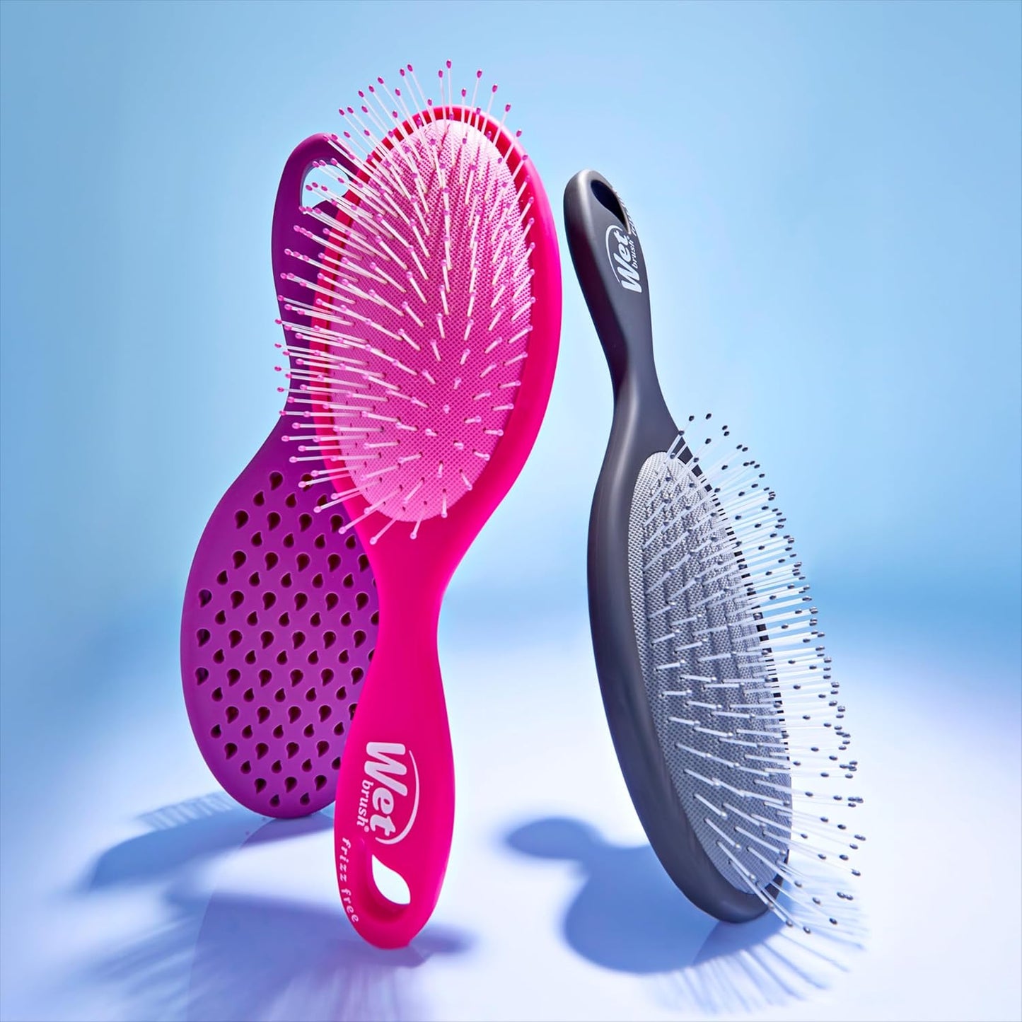Wet Brush Frizz-Free Detangler Brush - Ionic Technology for Smooth, Frizz Control | Purple, All Hair Types