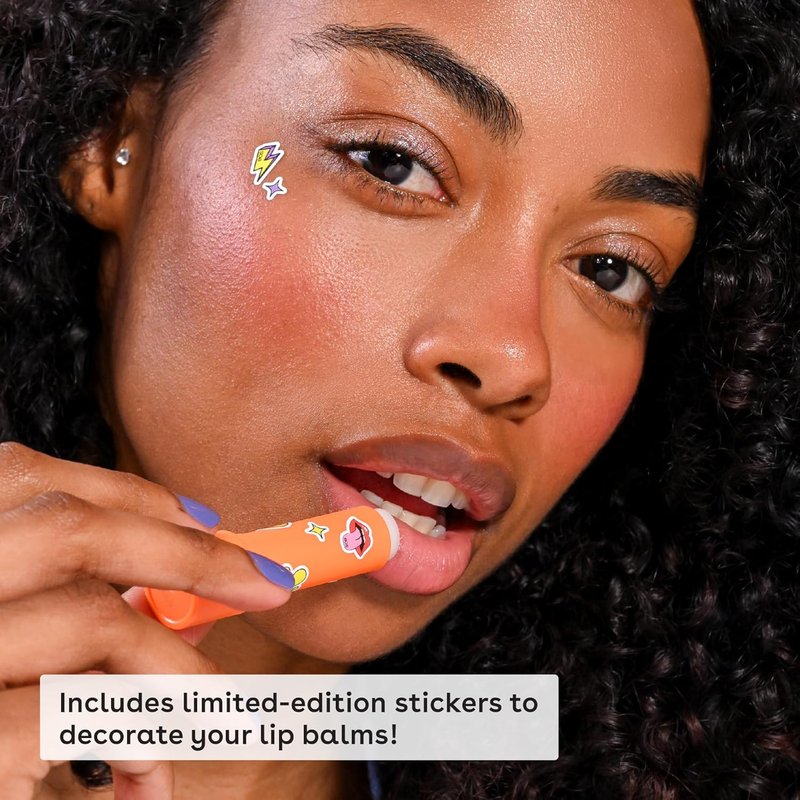 eos Flavor Lab Lip Balm Gift Set - Limited-Edition 'Nilla Milkshake, Moisturizing Variety Pack, 0.14 oz, 4-Pack