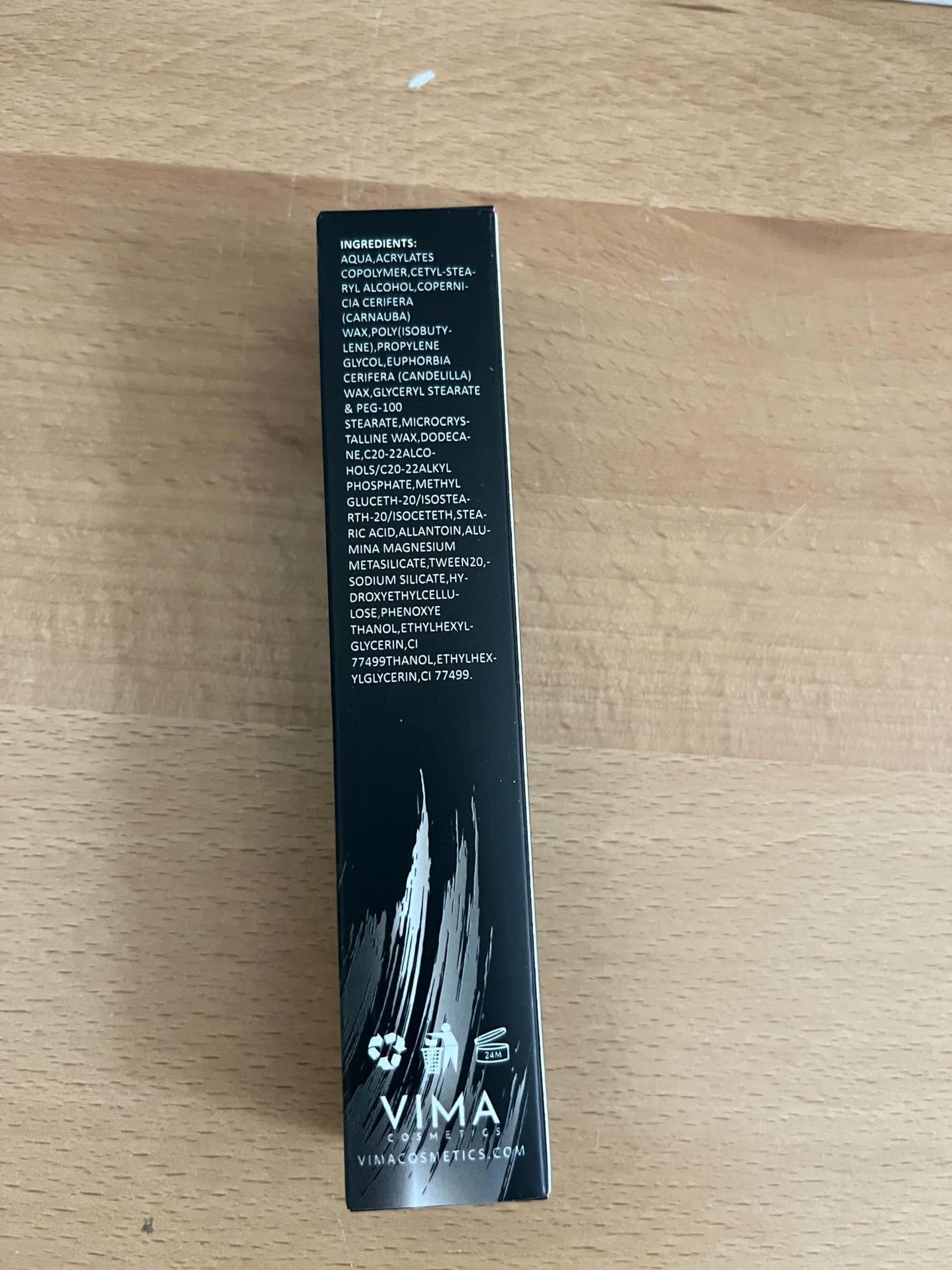 Vima Lash Extension Mascara– Waterproof and Volumizing for Bold, Defined Lashes – Smooth Application – Black Mascara