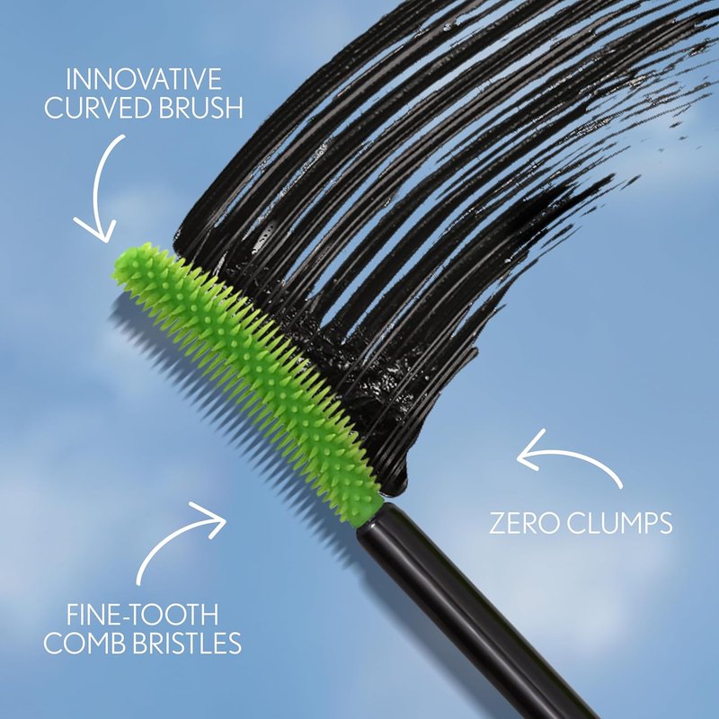 COVERGIRL Clump Crusher Mascara - 20X Volume, Double-Sided Brush, Long-Lasting | 800 Very Black
