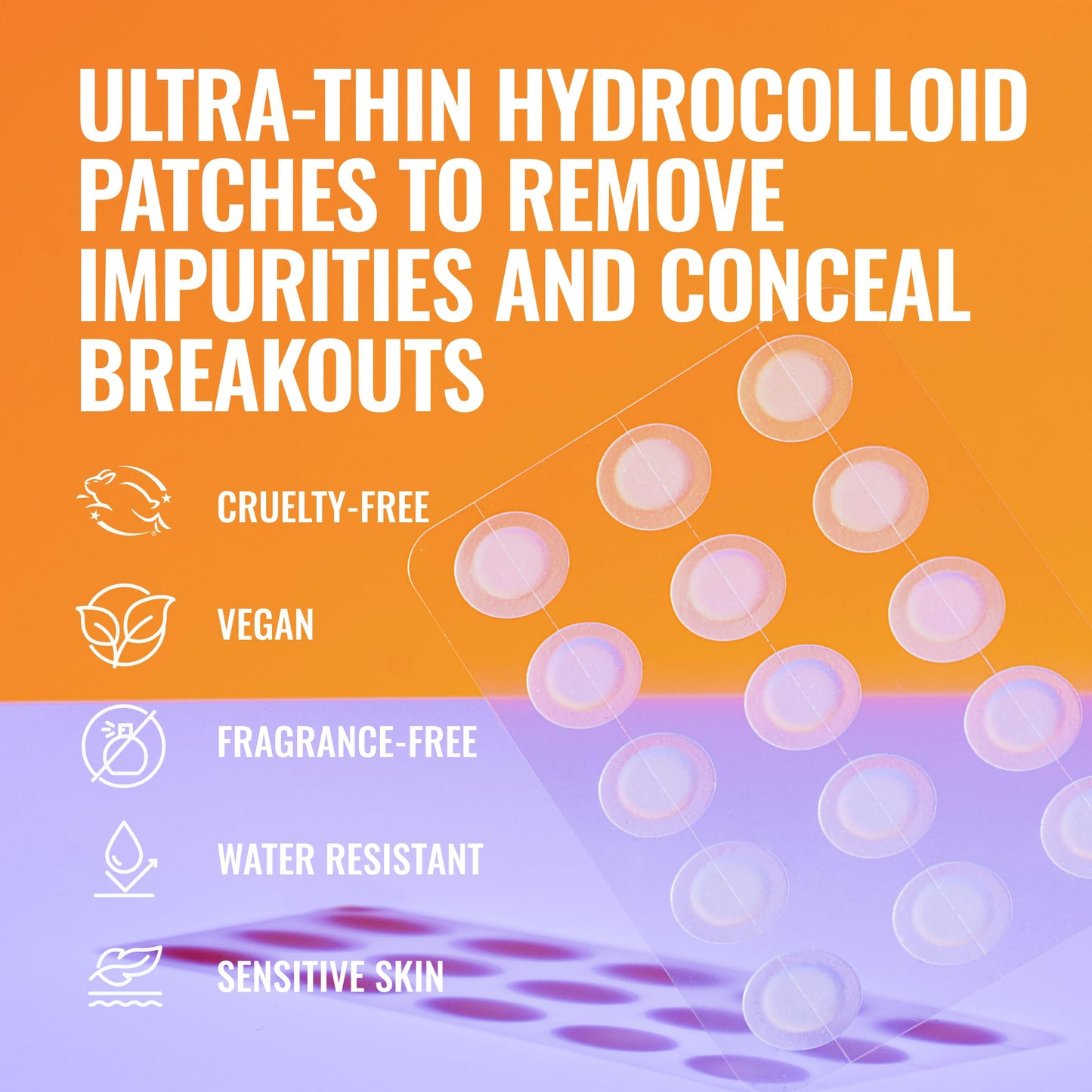 Good Molecules Pimple Patches for Face, 60 Pack – Ultra-Thin Hydrocolloid Patches, Invisible Under Makeup, Conceals Blemishes, Blackheads & Zits, Suitable for Acne-Prone Skin