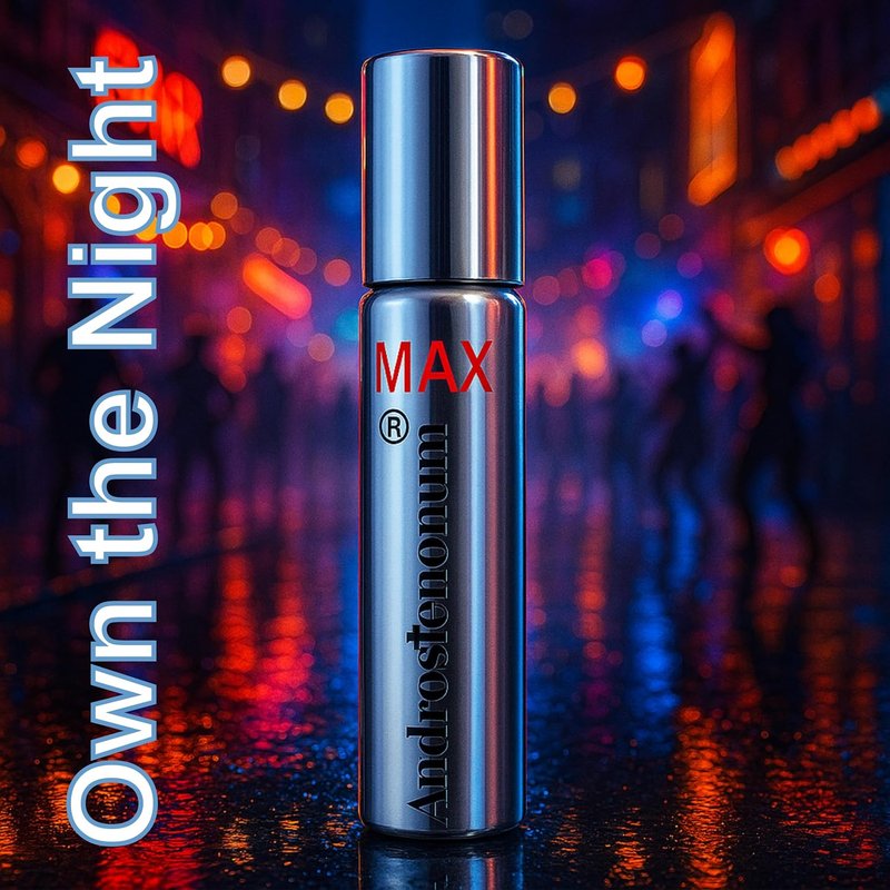 Androstenonum Max Pheromone Cologne for Men - 48-Hour Long-Lasting Perfume Oil | 0.27 Fl Oz