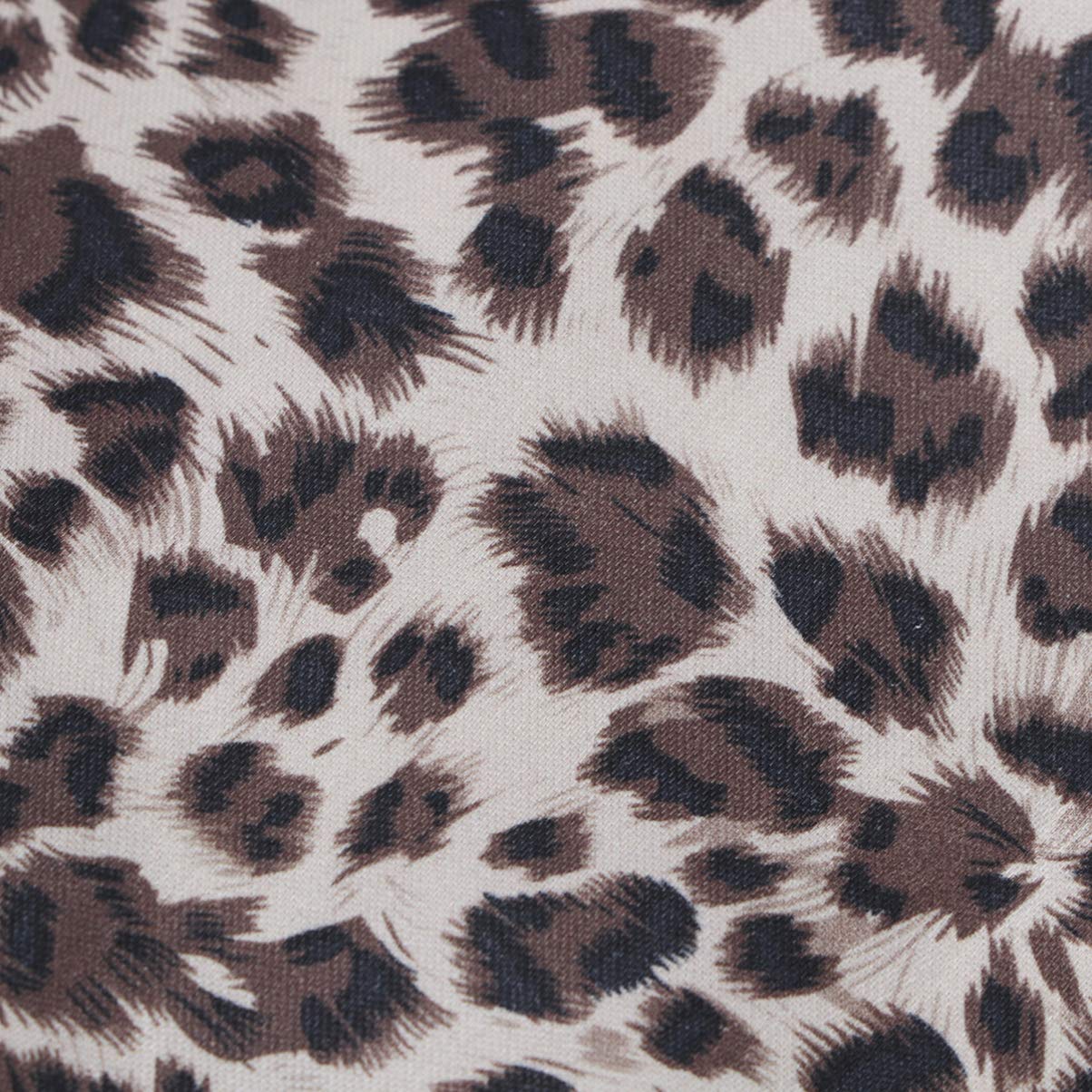 SUPVOX Leopard Print Hairdressing Cloth Hair Cutting Cape Waterproof Salon Styling Apron 63X57 Inch Adjustable Drape for Hair Dye Perm and Grooming