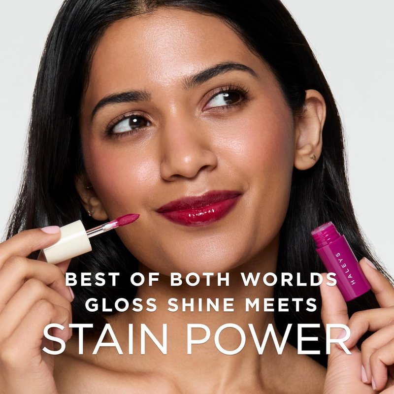 Re-dew Lip Gloss - Hydrating Kiss-Proof Formula with Vegan Squalane & Vitamin E | Lightweight Transfer-Proof Hybrid for Soft Color & All-Day Wear (Flirt)