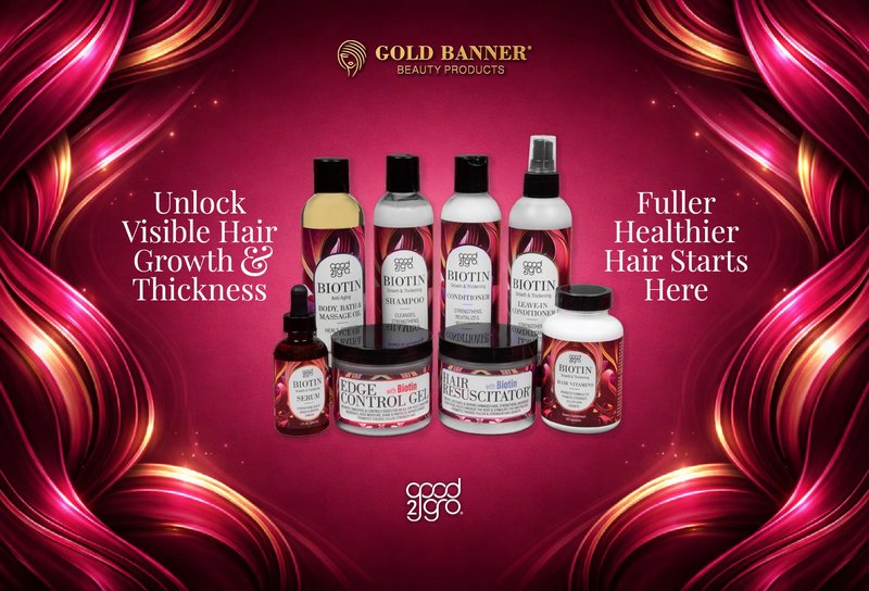 GOOD2GRO Biotin Growth & Thickening Shampoo - 8oz | Cleanse, Restore & Strengthen Hair | Reduce Hair Loss & Add Body & Shine | Vegan & Cruelty-Free