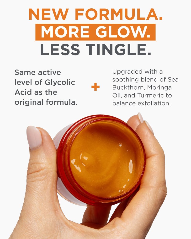 Andalou Naturals Pumpkin Honey Glycolic Mask (NEW FORMULA) - Exfoliating Face Mask with Glycolic Acid, Vitamin C for a Radiant Glow - Gentle Exfoliant Removes Dirt & Dry Skin Cells - 1.7 fl oz