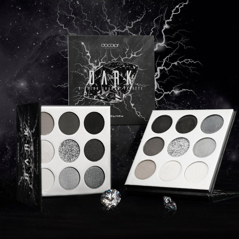 Docolor Eyeshadow Palette - 9 Highly Pigmented Colors | Blendable Mattes & Shimmers for Long-Lasting Makeup