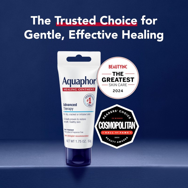 Aquaphor Healing Ointment, Advanced Therapy Healing Ointment for Dry Skin, Skin Protectant for Dry Cracked Skin - 1.75 oz. Tube (Pack of 6)
