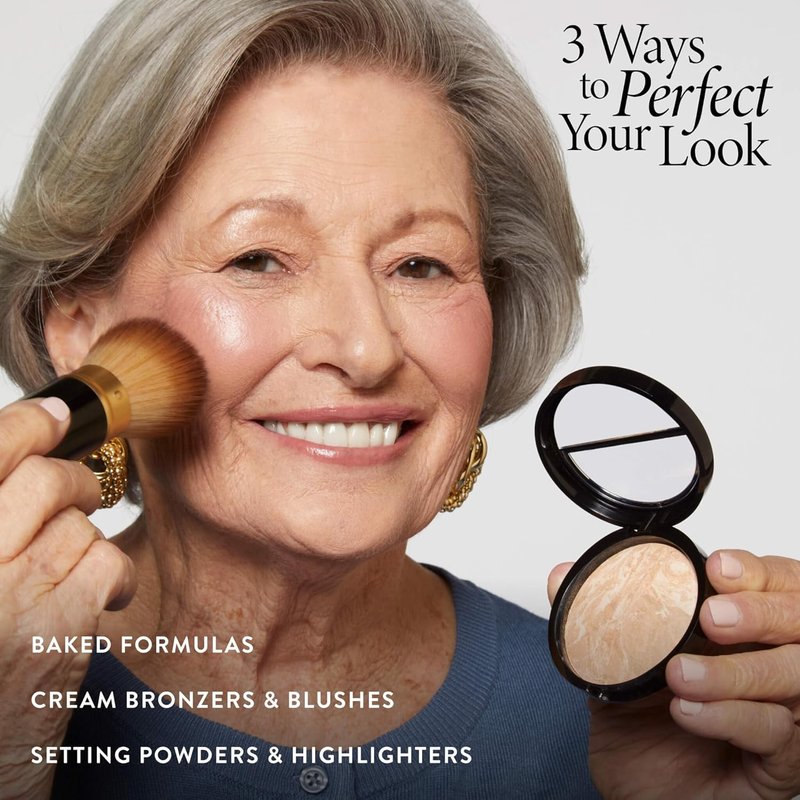 Laura Geller New York Makeup Brushes - Cruelty-Free Retractable Angled Kabuki Brush
