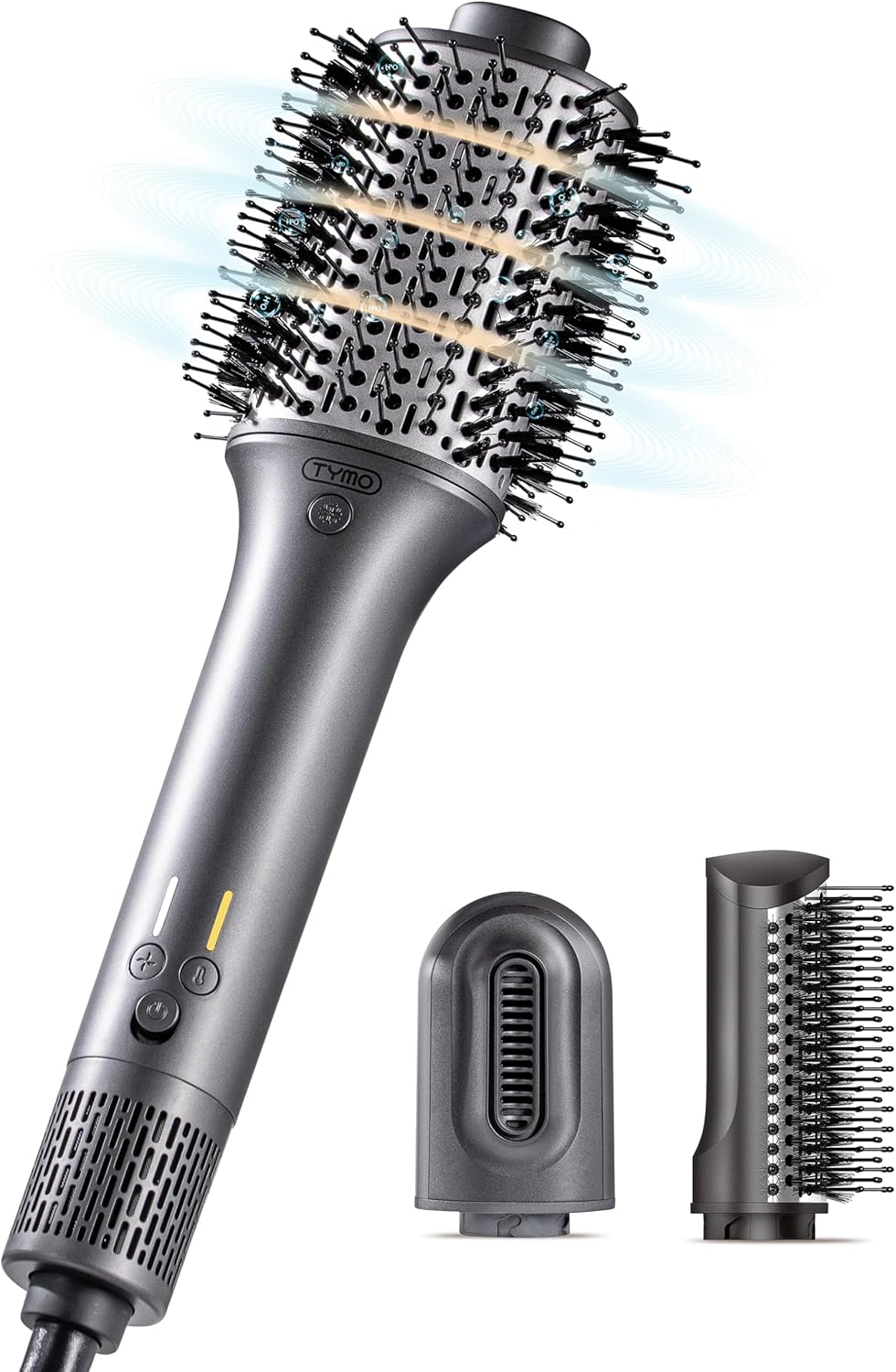TYMO Hair Dryer Brush Blow Dryer Brush in One, Hot Air Brushes with 3 Barrels as Dryer Volumizer Straightener, Multi-Styler, 110,000 RPM High-Speed Motor Air Wrap, 200 Million Ions for Frizz-Free Hair