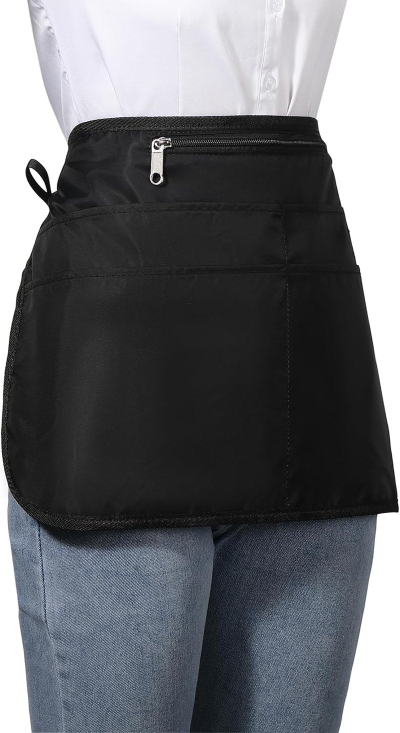 Skiennix Barber Apron - Waterproof & Bleach-Proof Hair Stylist Apron with 6 Pockets | Unisex Design