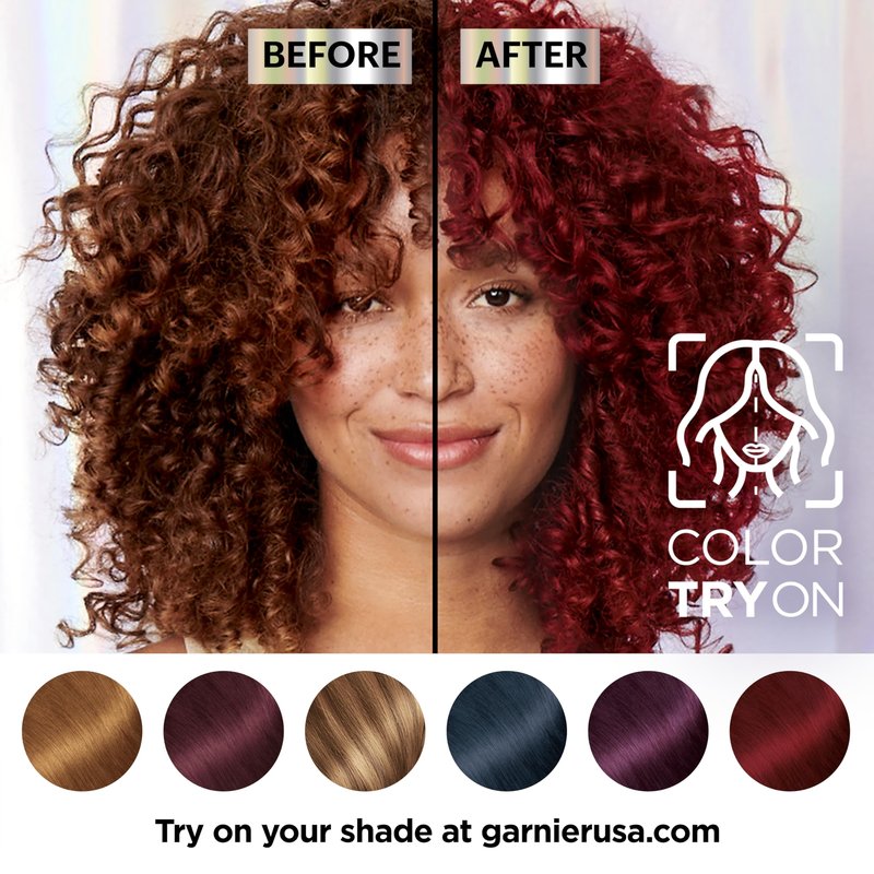 Garnier Nutrisse Ultra Color Hair Color, Permanent Hair Dye for Up to 8 Weeks of Bold, Vibrant, Fade-Resistant Results, Vegan & Cruelty-Free, R3 Light Intense Auburn (Red Hibiscus), 2 Count