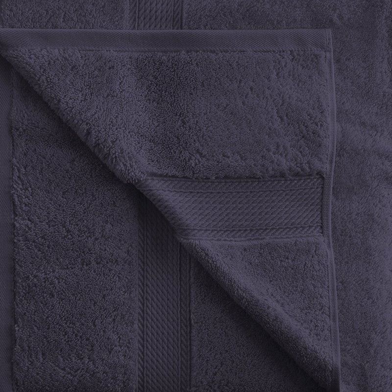 SUPERIOR Egyptian Cotton Plush & Absorbent, Hand Towel Set of 4, Navy Blue
