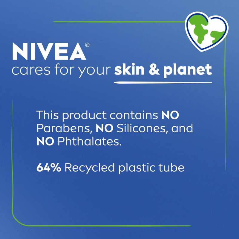 NIVEA Skin Firming & Toning Body Gel Cream with Q10, Hyaluronic Acid and Vitamin C, Clinically Tested Skin Firming & Toning Cream, 72-Hour Moisture, 6.7 Oz Tube