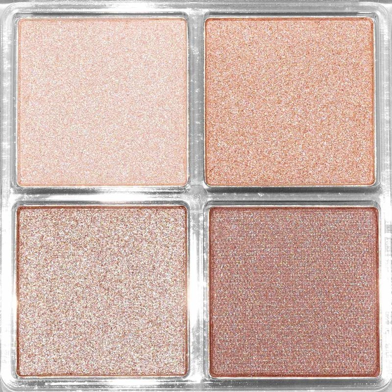 Palladio Eyeshadow Quads - Velvety Matte & Shimmer Palette | Talc-Free, Creamy Formula, Ballerina Color