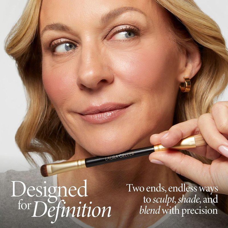 Laura Geller Professional Makeup Brushes - Cruelty-Free 14 Dual-Ended Eyeshadow Brush Set