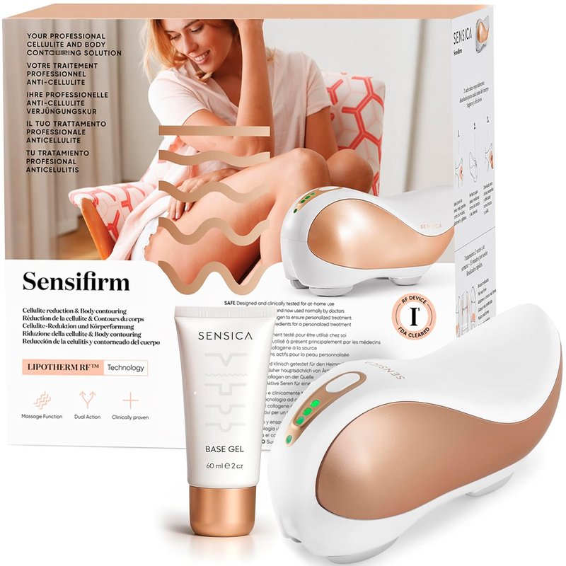 Sensica Sensifirm Radio Frequency Skin Tightening Device for Body – RF Body Sculpting Tool for Thighs & Buttocks, Firming & Smoothing, Cellulite Remover For Legs, At-Home Skincare Machine