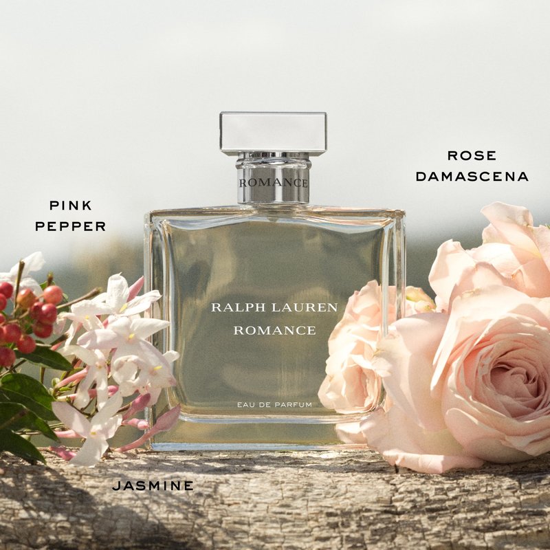 RALPH LAUREN FRAGRANCES Romance - Eau de Parfum - Women's Perfume - Floral & Woody - With Rose, Jasmine, and Berries - Medium Intensity - 0.34 Fl Oz