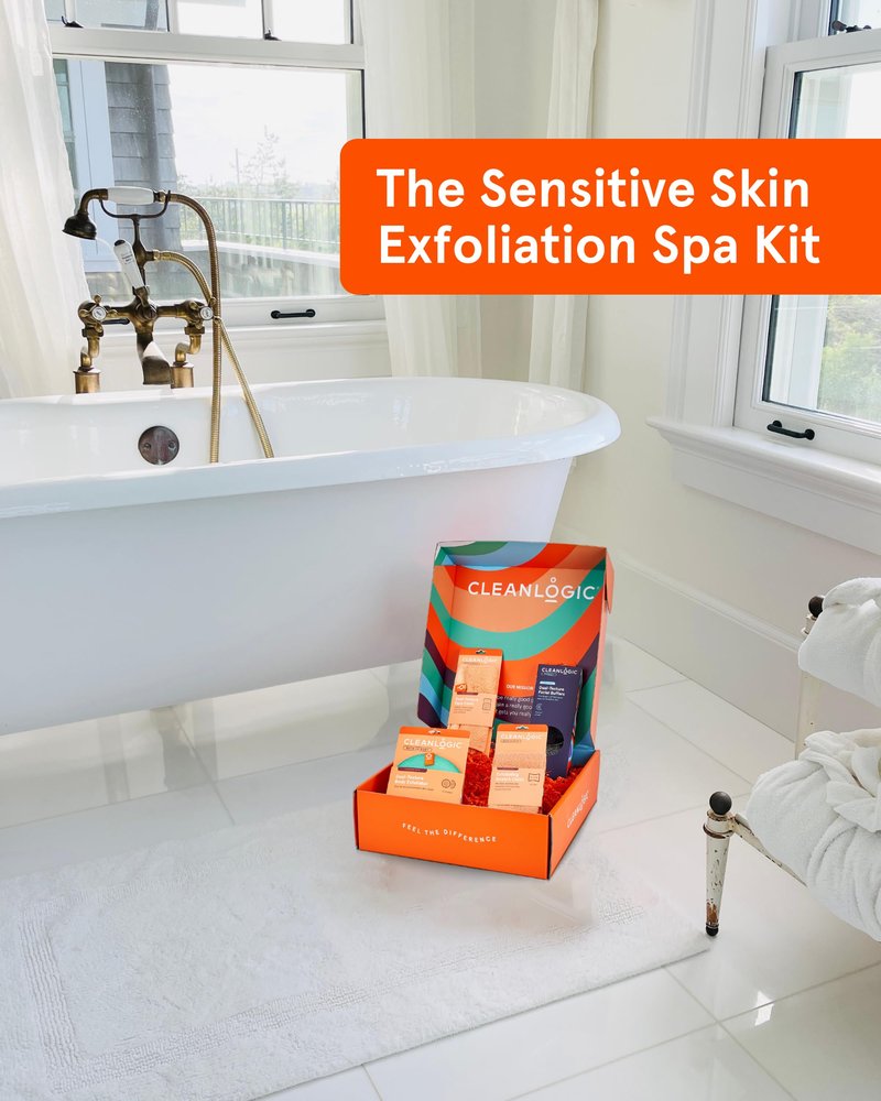 Cleanlogic Sensitive Skin Exfoliation Spa Kit