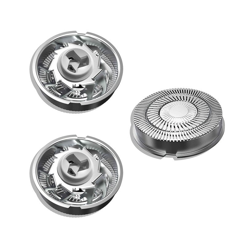 Replacement heads for electric shavers,Waterproof Replacement Blades for Mens Shaver,3-Pack