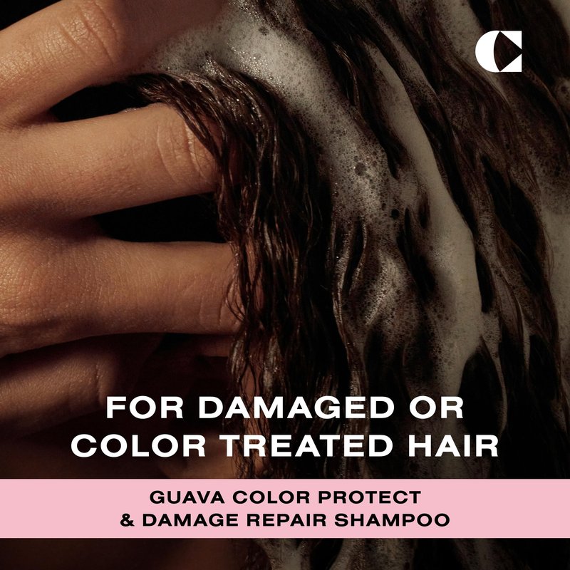 Ceremonia Guava Color Protect & Damage Repair Shampoo | Restores Hair & Boosts Shine with Aloe Vera | Protects Hair from UV and Heat, 8.45 fl oz