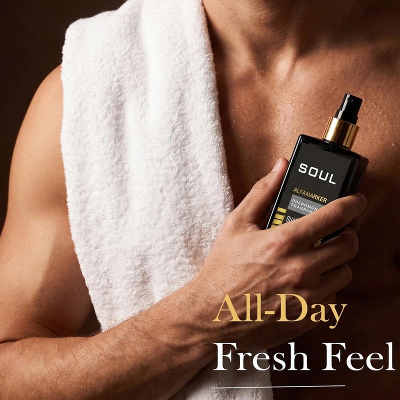 Pheromone Cologne for Men - Citrus Woody Spicy Scent | 4fl.oz Long-Lasting Body Spray