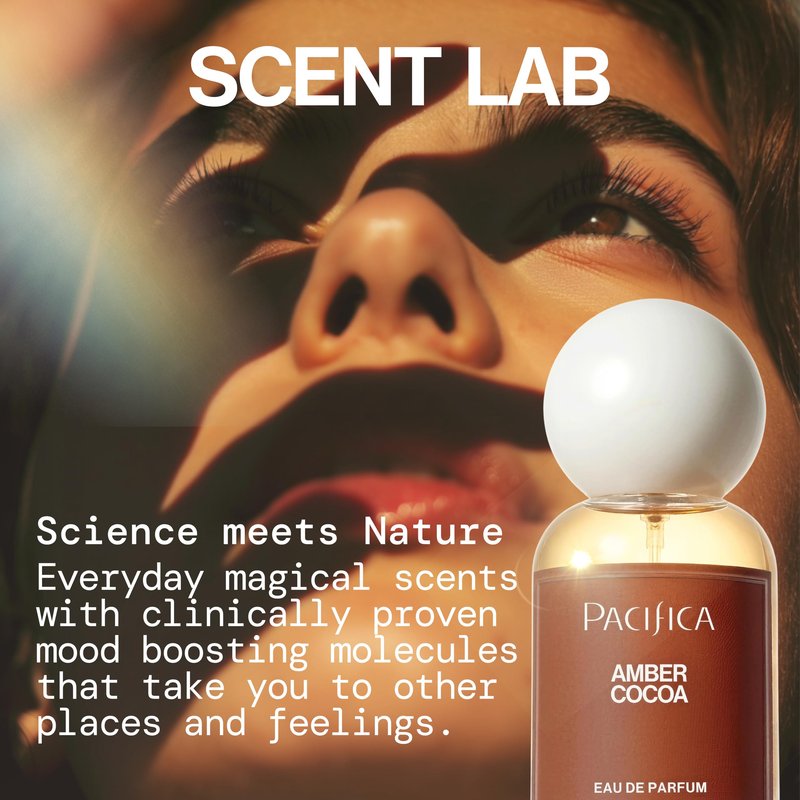Pacifica Amber Cocoa Eau de Parfum – Warm Spiced Gourmand Perfume for Women with Cinnamon, Coffee, Vanilla & Sandalwood, Long Lasting, Vegan, Cruelty-Free, Paraben-Free, 1 fl oz