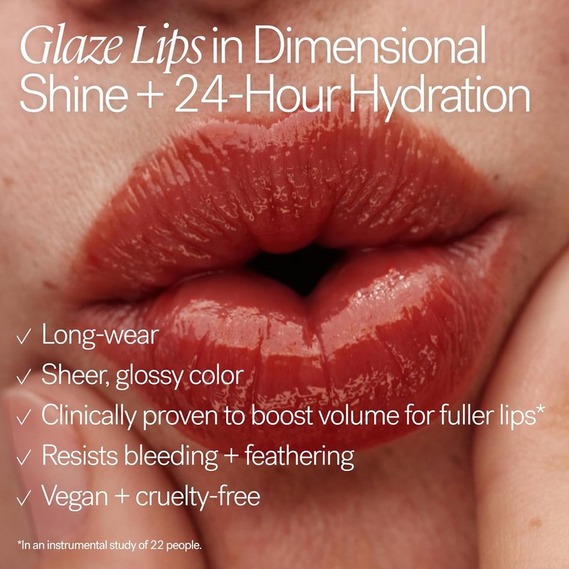ILIA Overglaze Hydrating Lip Gloss - Plump & Smooth Finish | Long-Lasting, Feather-Resistant, Vegan | 24-HR Hydration (Figure)