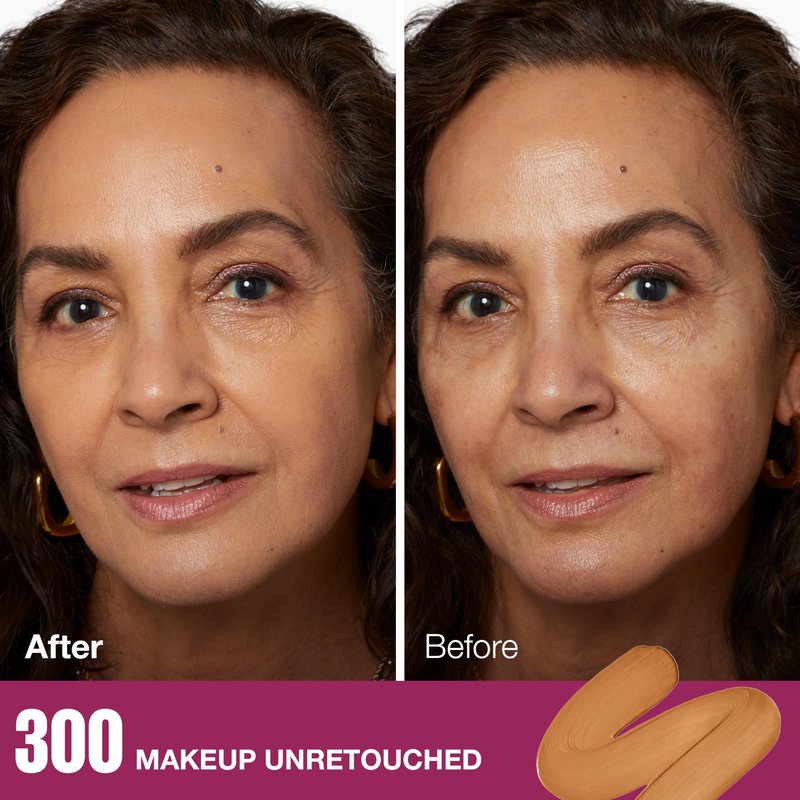 Maybelline Instant Age Rewind Eraser Foundation with SPF 20 and Moisturizing ProVitamin B5, 300, 1 Count (Packaging May Vary)