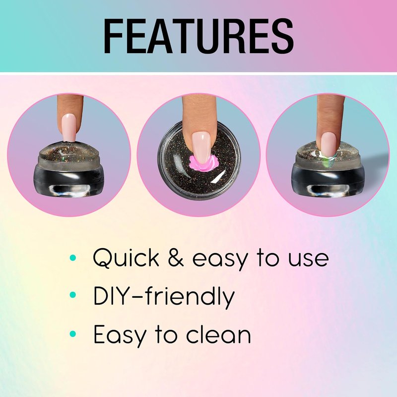 French Tip Nail Stamp - Quick & Easy DIY Manicure Kit | Nail Art Tool for Perfect Designs, 1-Pack