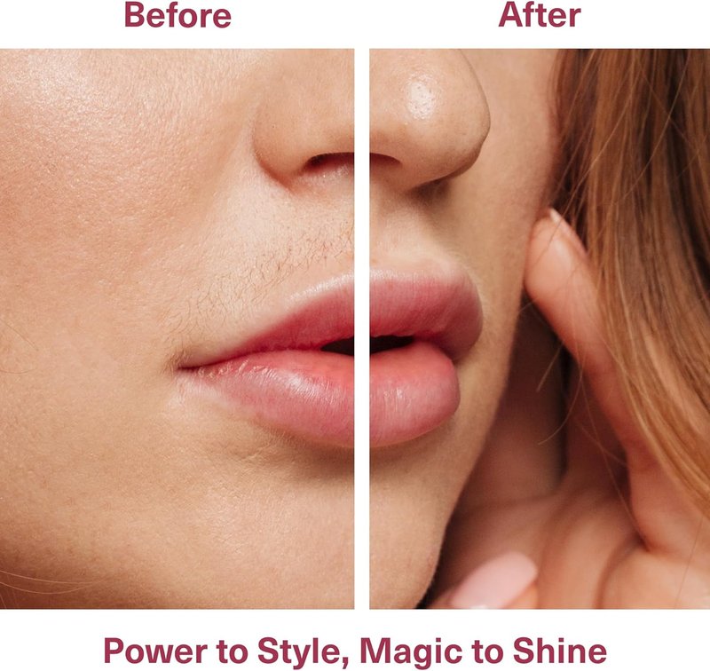 Electric Facial Hair Removal for Women - Dermaplaning Razor & Trimmer Tool Set | Amethyst Color