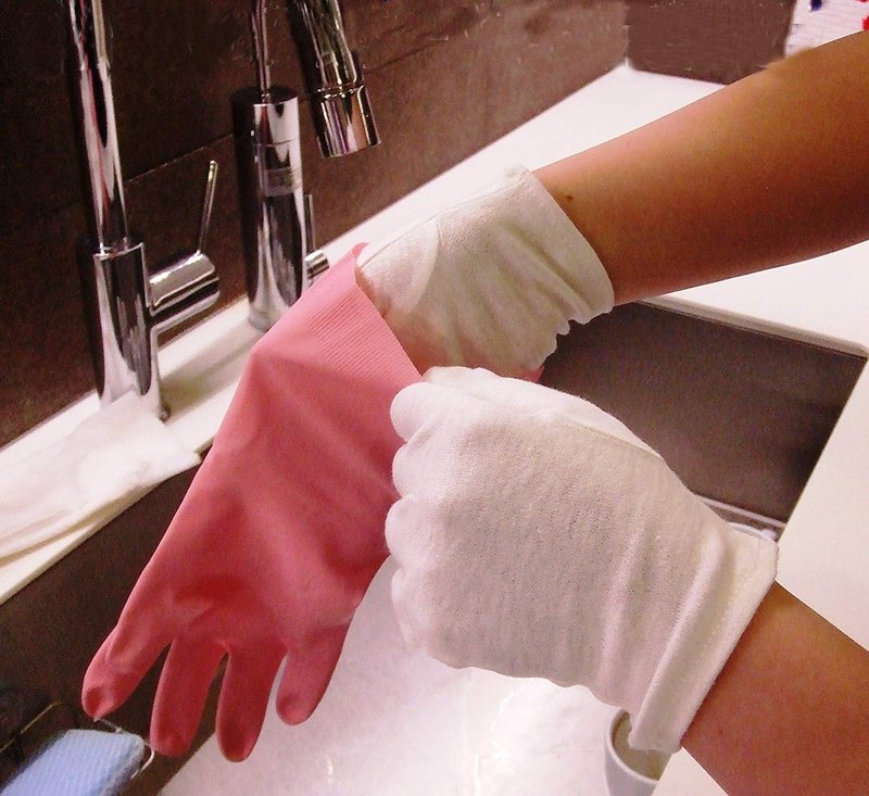 12Pairs White Cotton Gloves for Eczema and Dry Hands - Breathable Work Glove Liners - Moisturizing SPA Soft Jewelry Inspection Gloves - Stretchy Fit Cloth Gloves for Most Women