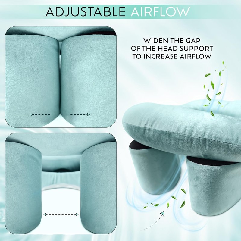 Skiennix Face Down Pillow - Ideal Support for Eye Surgery Recovery | Comfortable Massage Bed Pillow