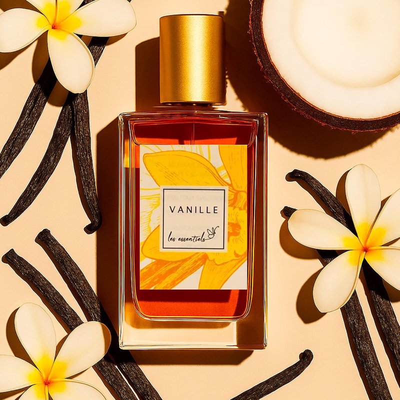 Les Essentiels Vanille EDP Spray - Floral Amber Perfume for Women - Notes of Jasmine & Ylang Ylang - 2.7 oz