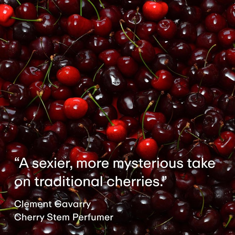 Cherry Stem Perfume - Fruity Woody Eau de Parfum for Women & Men | 9.5 mL Black Cherry, Caramel, Jasmine, Leather