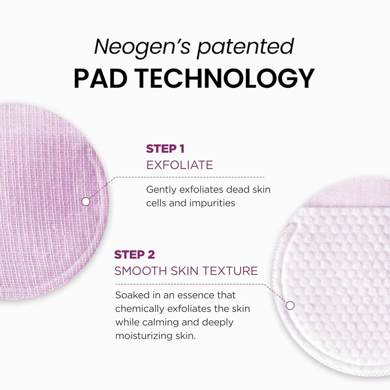 Neogen Bio-Peel Gauze Peeling Pads - Exfoliating & Firming PHA Pads with Red Wine & Resveratrol | 30 Count