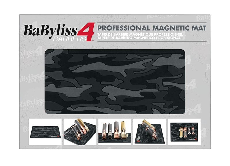 BaBylissPRO Rubber Barber Mat - Durable Black Non-Slip Design | 1 Piece