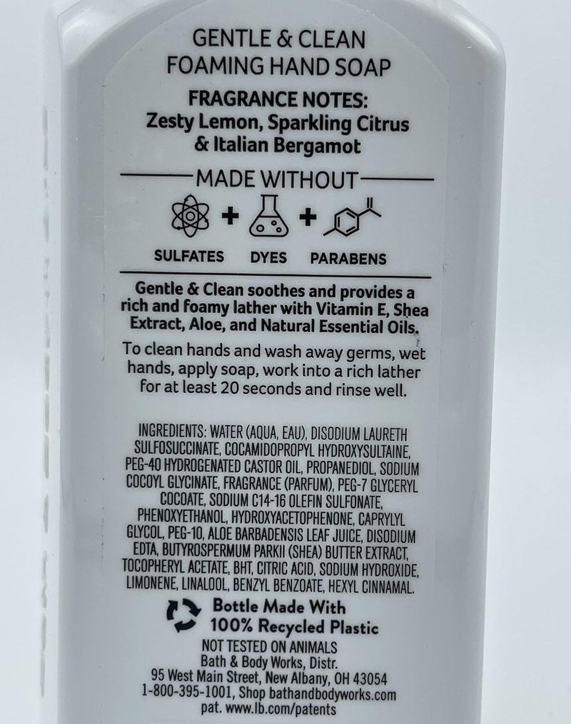 Bath and Body Works Foaming Hand Soap - Gentle & Clean, 8.75 fl. oz. | Variety 5-Pack