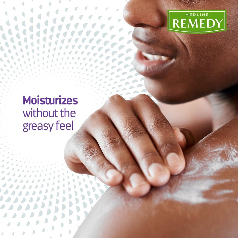 Medline Remedy Nourishing Skin Cream - Unscented Paraben-Free Moisturizer | 16 Fl Oz
