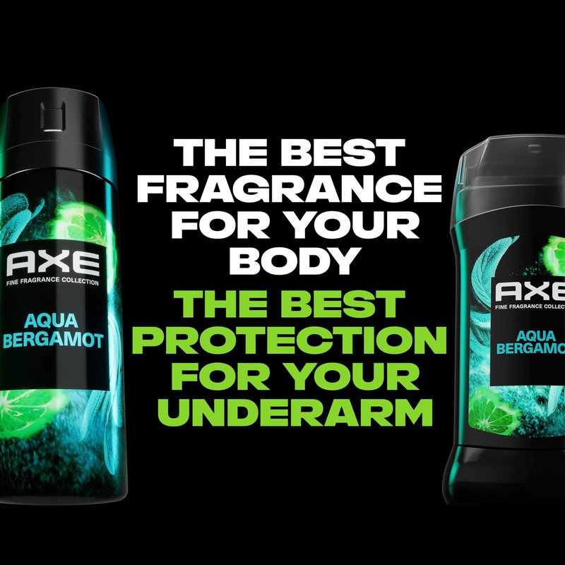 AXE Fine Fragrance Collection Premium Deodorant Body Spray for Men Aqua Bergamot with 72H Odor Protection and Freshness Infused with Aqua, Bergamot, and Sage Essential Oils 4 oz
