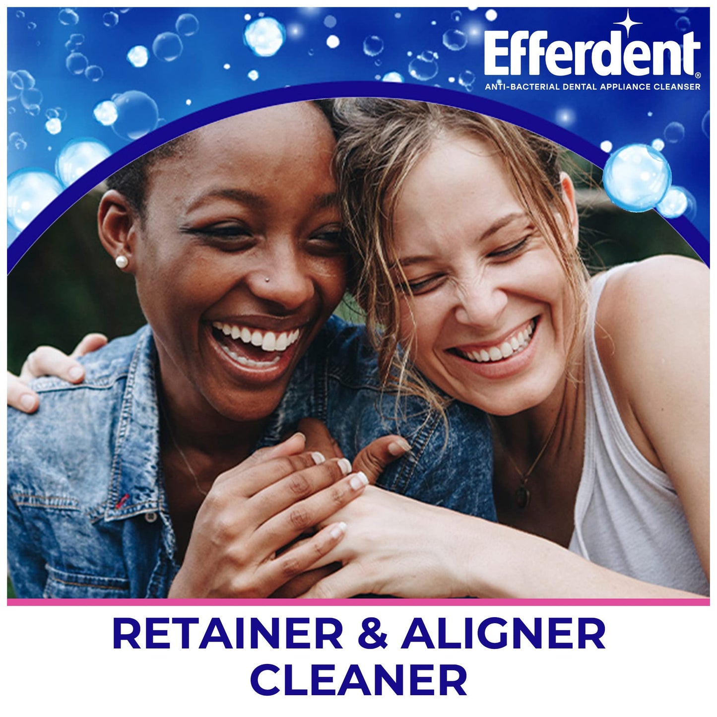 Efferdent Denture Cleaner Tablets – Dental Appliances, Aligners, Mouth Guard, and Retainer Cleaner Tablets, Minty Fresh & Clean, 90 Count